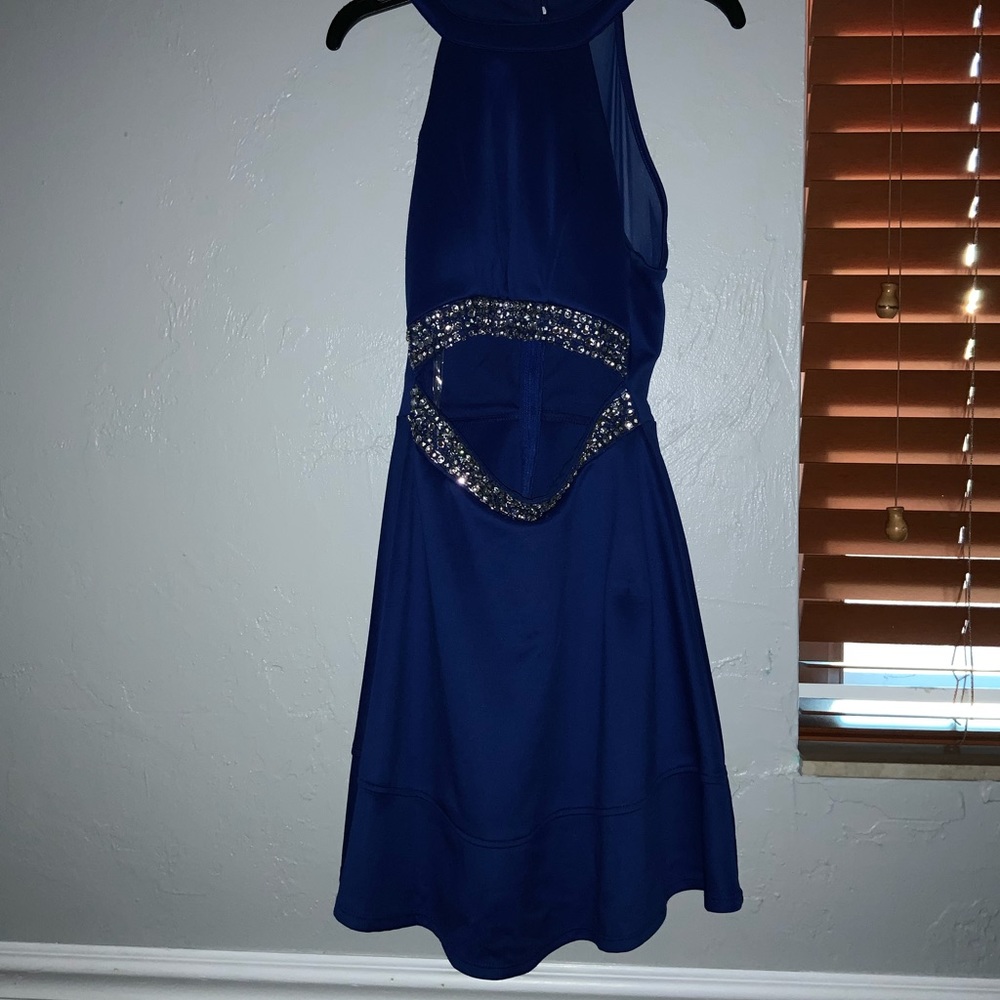 DILLARDS BLUE DRESS